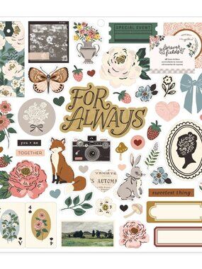Maggie Holmes Forever Fields Large Foam Stickers-48 Pieces - NIP